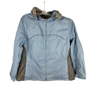 Weather Tamer Womens Reversible Jacket With Hood XL/XG Nylon Polyester